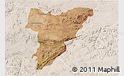 Satellite 3D Map of Shamva, lighten