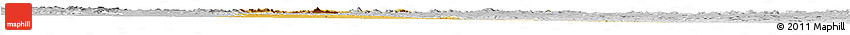 Physical Horizon Map of Shamva, lighten, desaturated