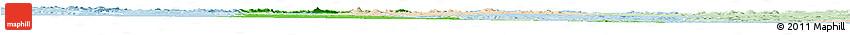 Political Horizon Map of Shamva, lighten