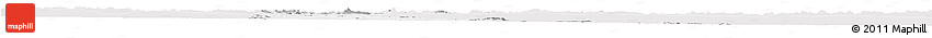 Silver Style Horizon Map of Shamva, single color outside