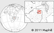 Blank Location Map of Shamva
