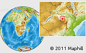 Physical Location Map of Shamva, highlighted parent region