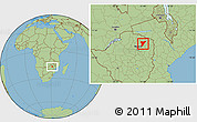 Savanna Style Location Map of Shamva