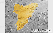 Physical Map of Shamva, desaturated