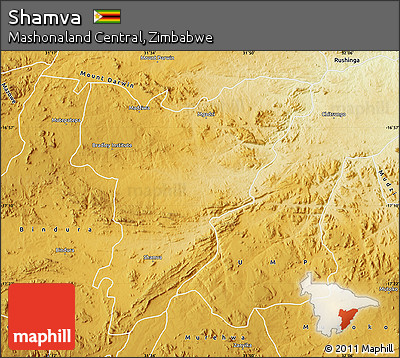 Physical Map of Shamva