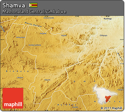 Physical Map of Shamva