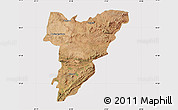 Satellite Map of Shamva, cropped outside