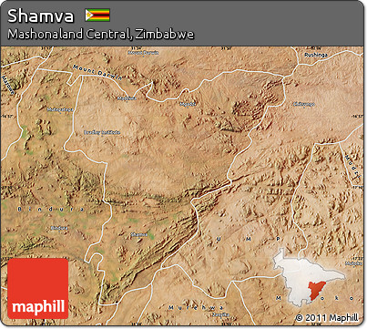 Satellite Map of Shamva