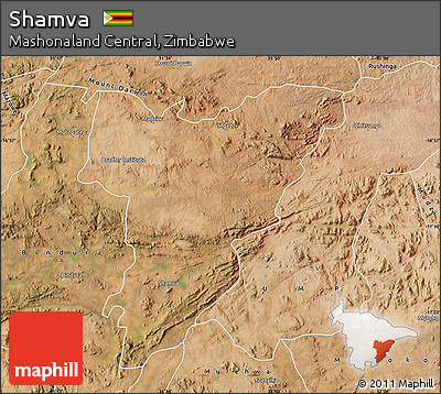 Satellite Map of Shamva