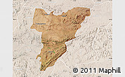 Satellite Map of Shamva, lighten