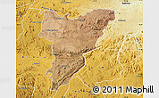 Satellite Map of Shamva, physical outside