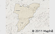 Shaded Relief Map of Shamva, lighten