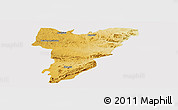 Physical Panoramic Map of Shamva, cropped outside