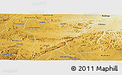 Physical Panoramic Map of Shamva