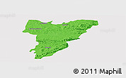 Political Panoramic Map of Shamva, cropped outside