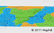 Political Panoramic Map of Shamva
