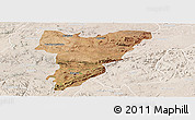Satellite Panoramic Map of Shamva, lighten