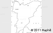 Blank Simple Map of Shamva