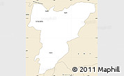Classic Style Simple Map of Shamva