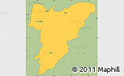 Savanna Style Simple Map of Shamva