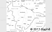 Blank Simple Map of Mashonaland Central