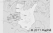 Silver Style 3D Map of Goromonzi