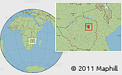 Savanna Style Location Map of Goromonzi