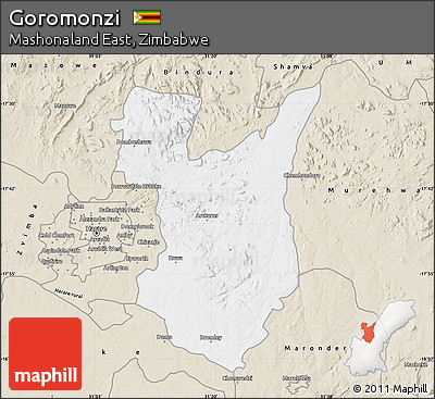 Classic Style Map of Goromonzi
