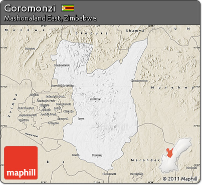 Classic Style Map of Goromonzi
