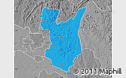 Political Map of Goromonzi, desaturated