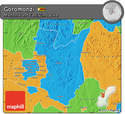 Political Map of Goromonzi