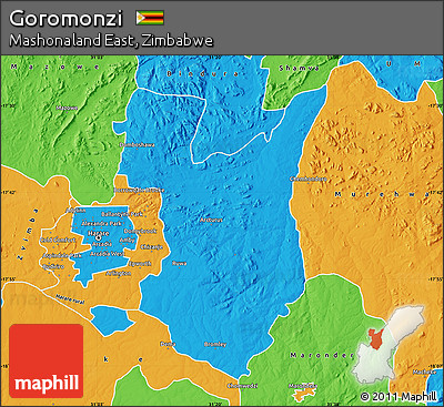 Political Map of Goromonzi