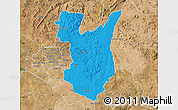 Political Map of Goromonzi, satellite outside