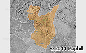 Satellite Map of Goromonzi, desaturated