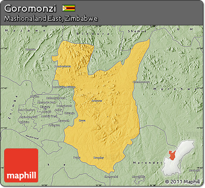 Savanna Style Map of Goromonzi