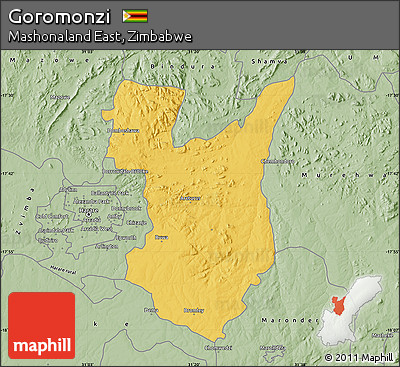 Savanna Style Map of Goromonzi