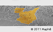 Physical Panoramic Map of Goromonzi, desaturated