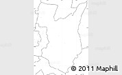 Blank Simple Map of Goromonzi, no labels