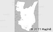 Gray Simple Map of Goromonzi