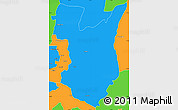 Political Simple Map of Goromonzi