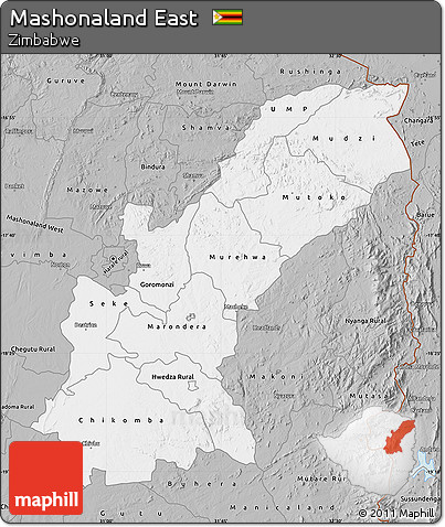 Gray Map of Mashonaland East