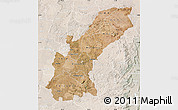 Satellite Map of Mashonaland East, lighten