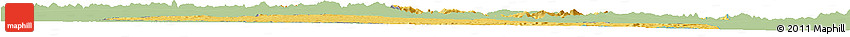 Savanna Style Horizon Map of Mudzi, single color outside