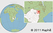 Savanna Style Location Map of Mudzi, highlighted country