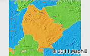 Political 3D Map of Murehwa