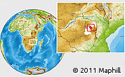 Physical Location Map of Murehwa, highlighted parent region