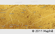 Physical Panoramic Map of Murehwa