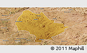 Physical Panoramic Map of Murehwa, satellite outside