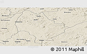 Shaded Relief Panoramic Map of Murehwa