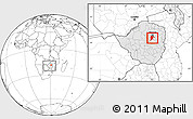 Blank Location Map of Seke, highlighted country, within the entire country